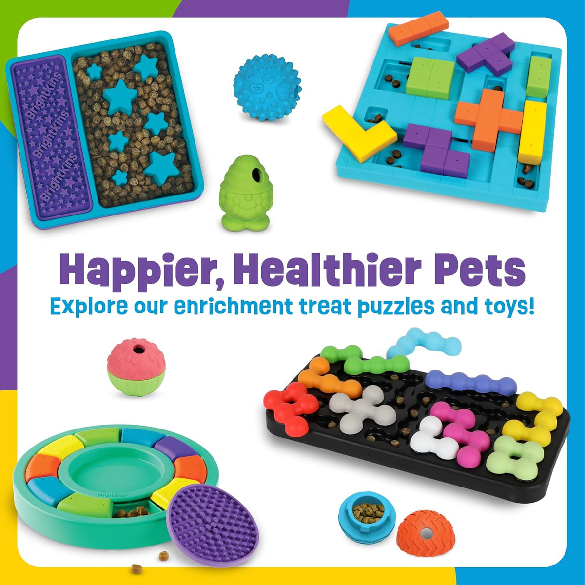 Circle 2-In-1 Slow Feeder Bowl and Lick Mat