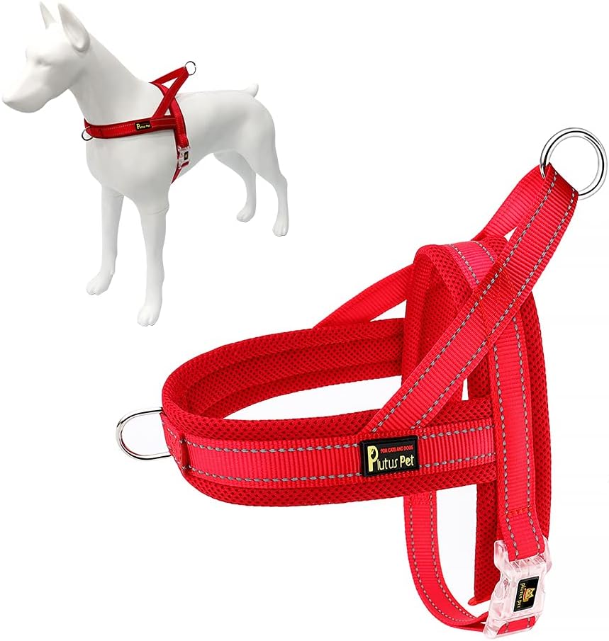 No Pull Dog Harness with Front Clip, Breathable Mesh Padded