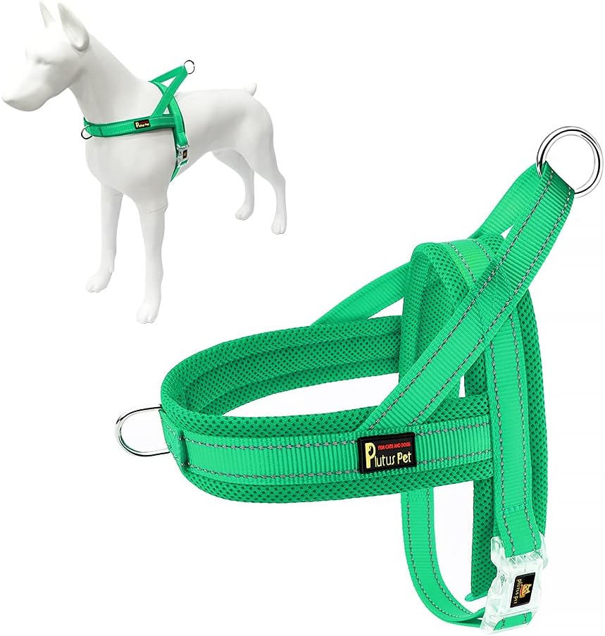 No Pull Dog Harness with Front Clip, Breathable Mesh Padded