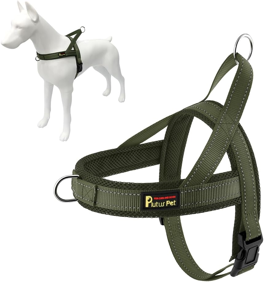 No Pull Dog Harness with Front Clip, Breathable Mesh Padded