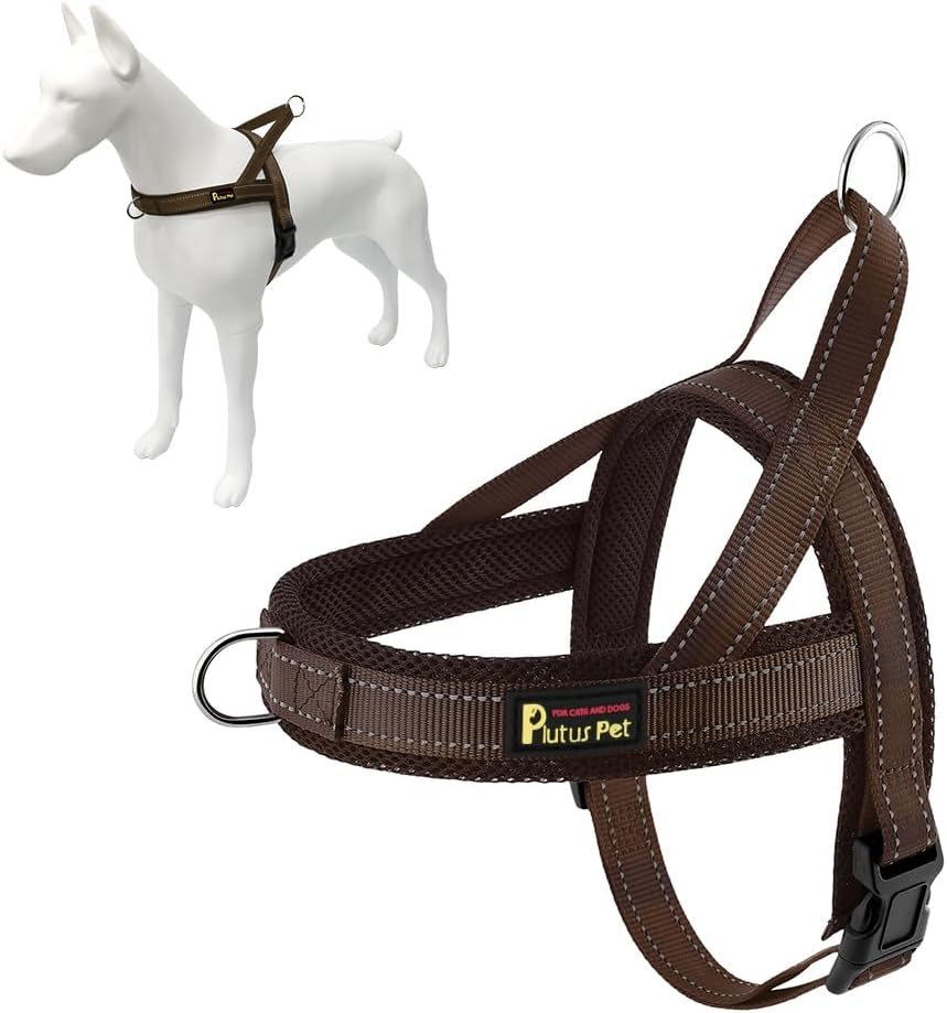No Pull Dog Harness with Front Clip, Breathable Mesh Padded