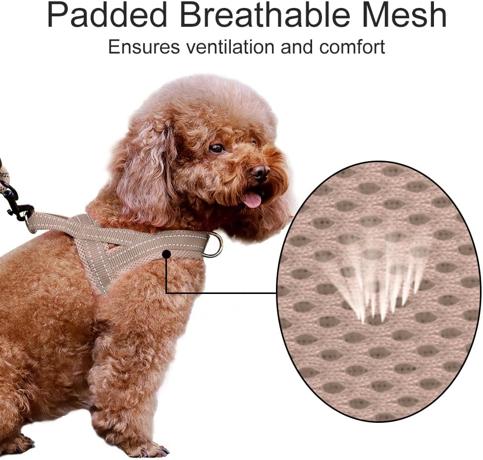 No Pull Dog Harness with Front Clip, Breathable Mesh Padded