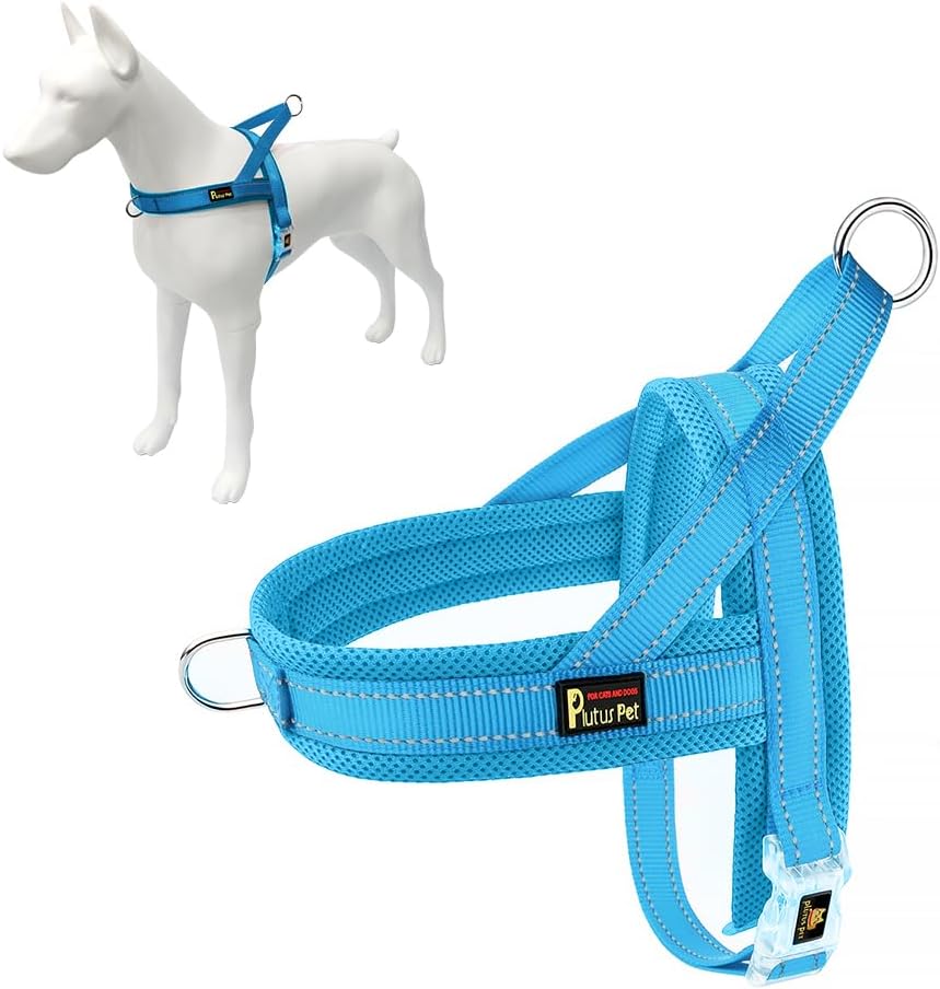 No Pull Dog Harness with Front Clip, Breathable Mesh Padded