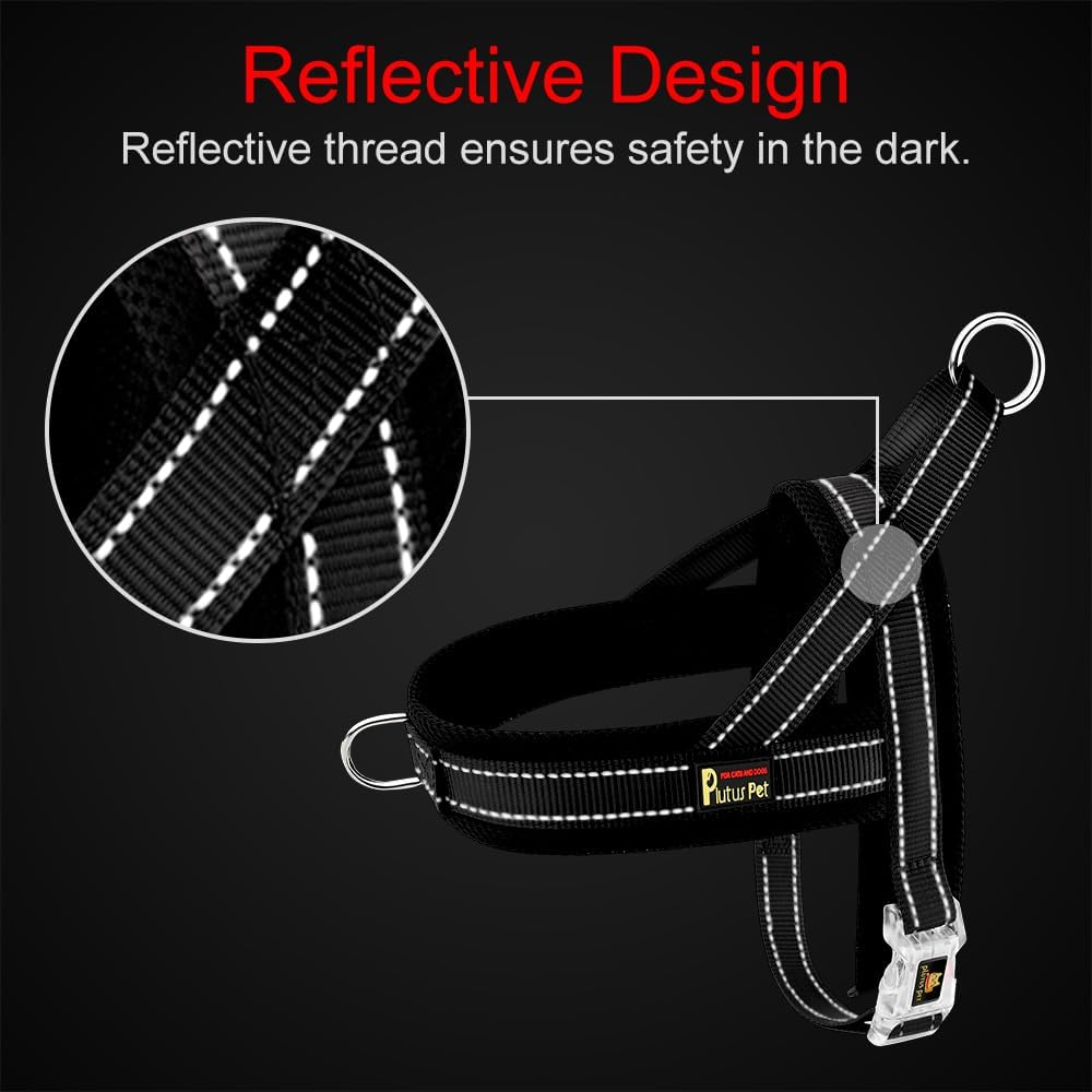 No Pull Dog Harness with Front Clip, Breathable Mesh Padded
