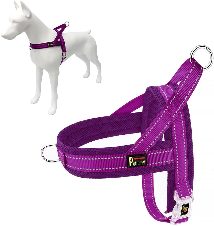 No Pull Dog Harness with Front Clip, Breathable Mesh Padded