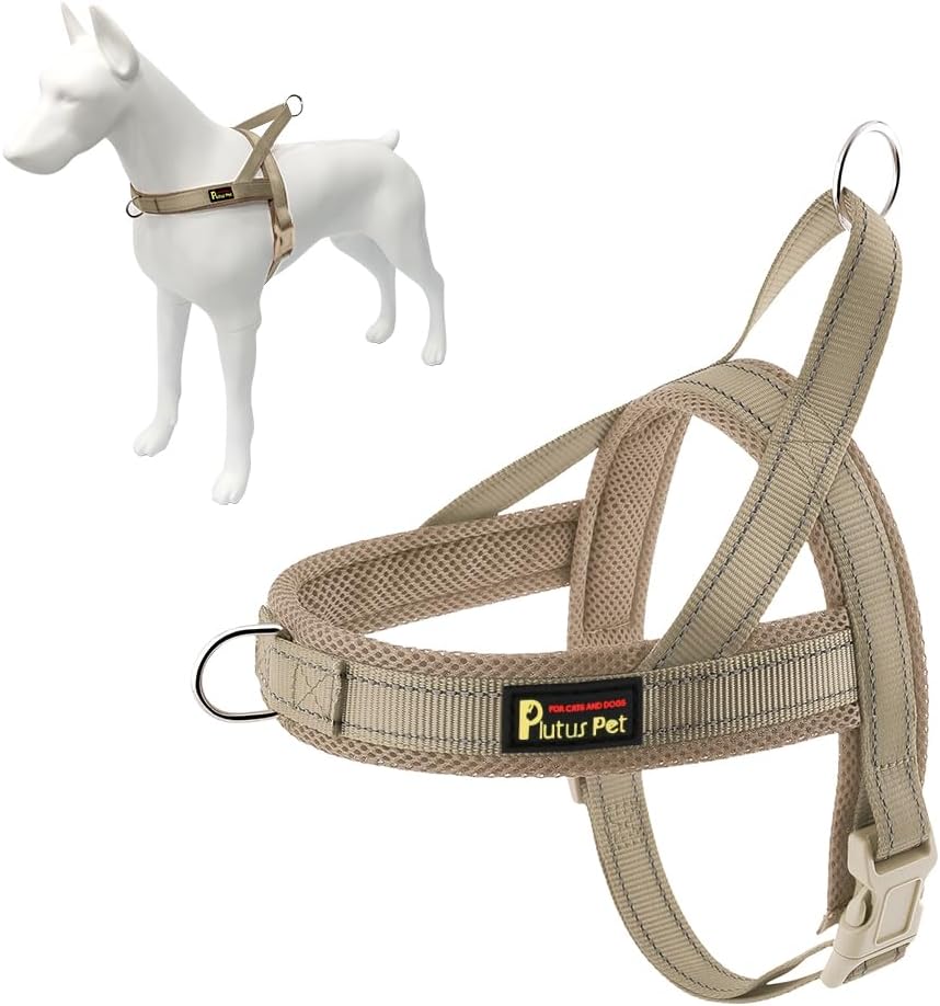 No Pull Dog Harness with Front Clip, Breathable Mesh Padded