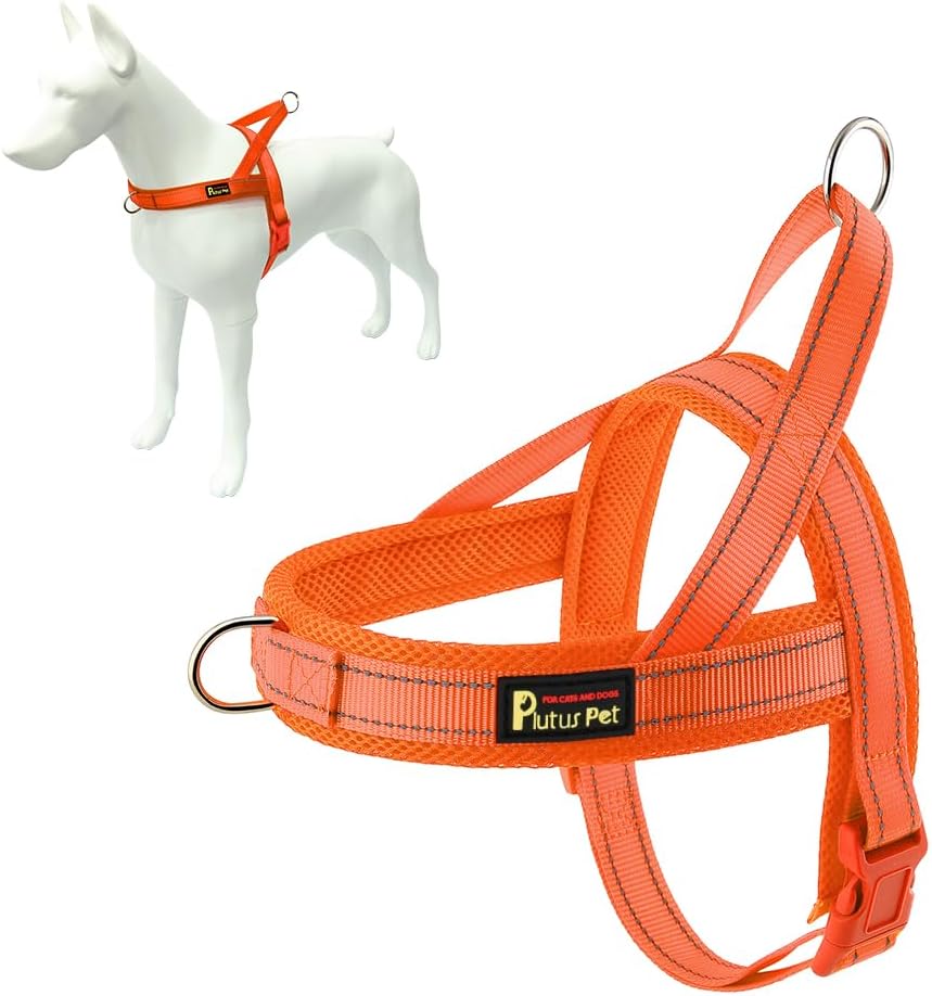 No Pull Dog Harness with Front Clip, Breathable Mesh Padded