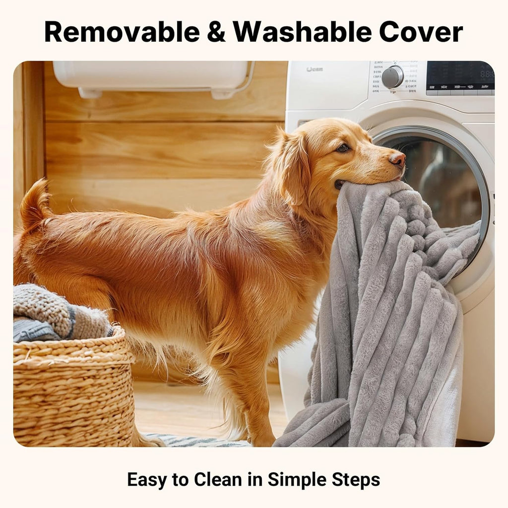 Orthopedic Dog Bed for Senior Dog, 7" XXL Memory Foam Bed with Sides